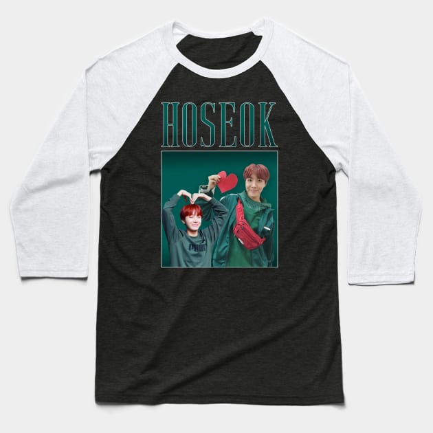 Hoseok Baseball T-Shirt by mickeyralph